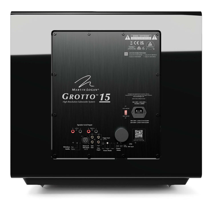 Martin Logan GROTTO 15 | Caisson de basses avec haut-parleur de grave de 15''