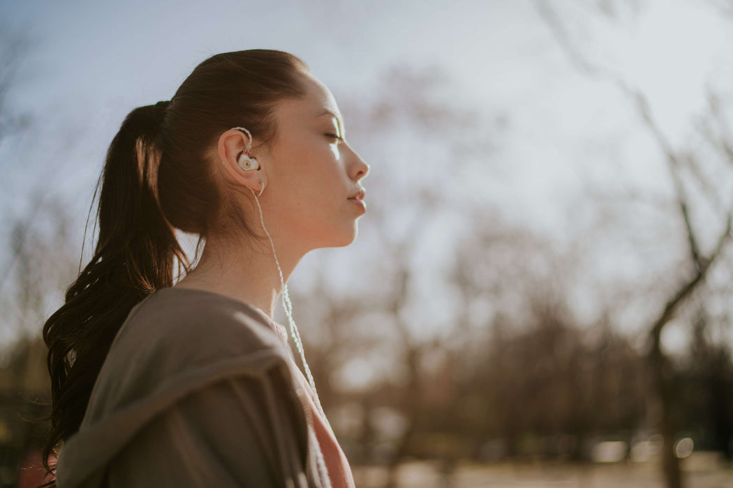 Mezeaudio ALBA | Écouteurs de type Bouton avec fils