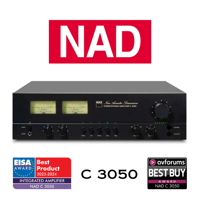 NAD C 3050 BluOS - Amplificateur 100W/Canal, DAC haute résolution