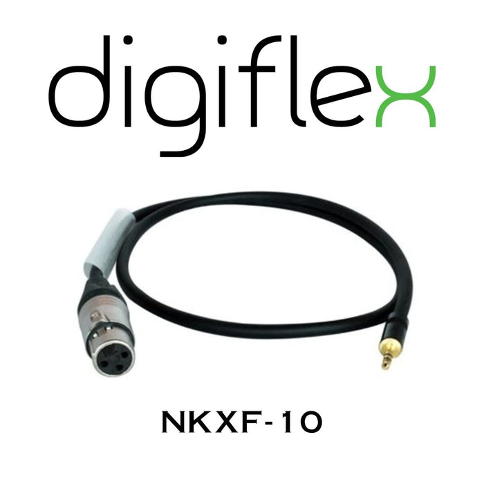 Digiflex - Câble adaptateur de ⅛″ TRS à XLR-F (série Pro) - 10 pieds