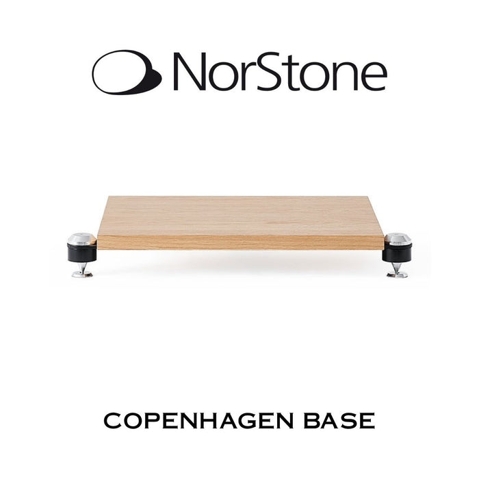 NORSTONE - COPENHAGEN BASE Meuble HiFi - Noir/Chêne 50 kg (Unité)