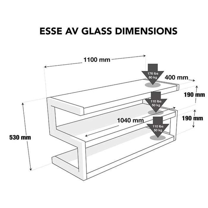 NorStone ESSE AV | Meuble audio-vidéo