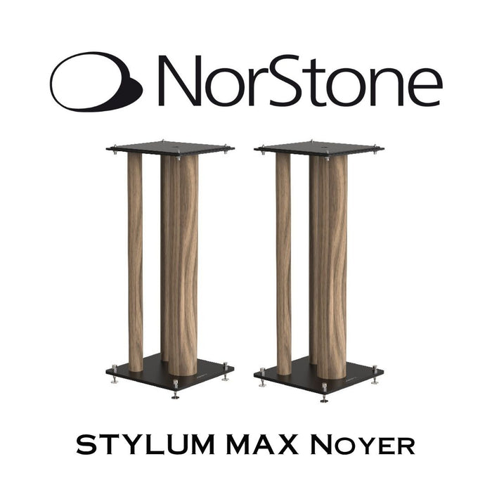 NorStone STYLUM MAX | Supports pour enceintes acoustiques d'étagères (Paire)