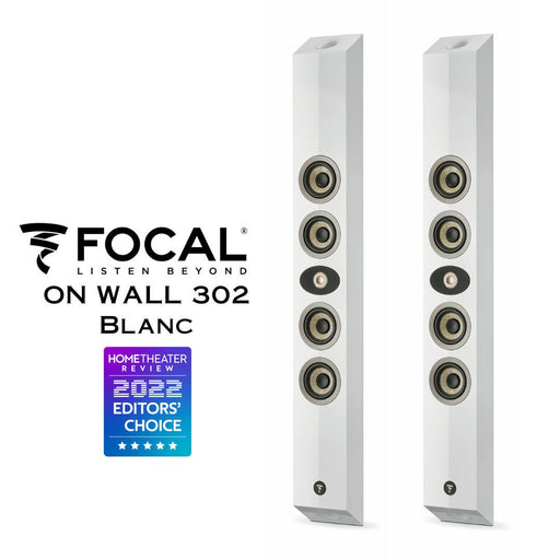 Enceintes murales 2 voies et demi