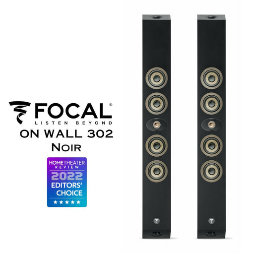 Enceintes murales 2 voies et demi