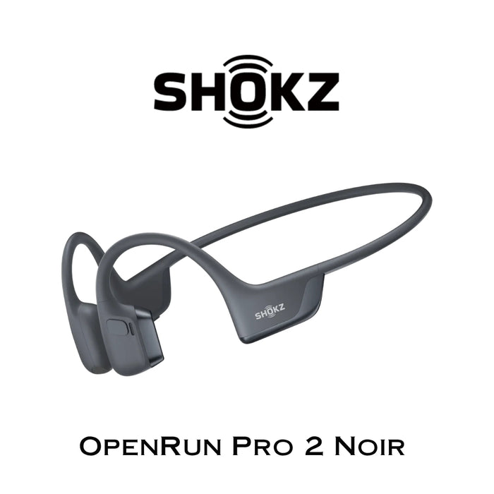 SHOKZ OpenRun PRO 2 - Casque Bluetooth à conduction osseuse à oreille ouverte