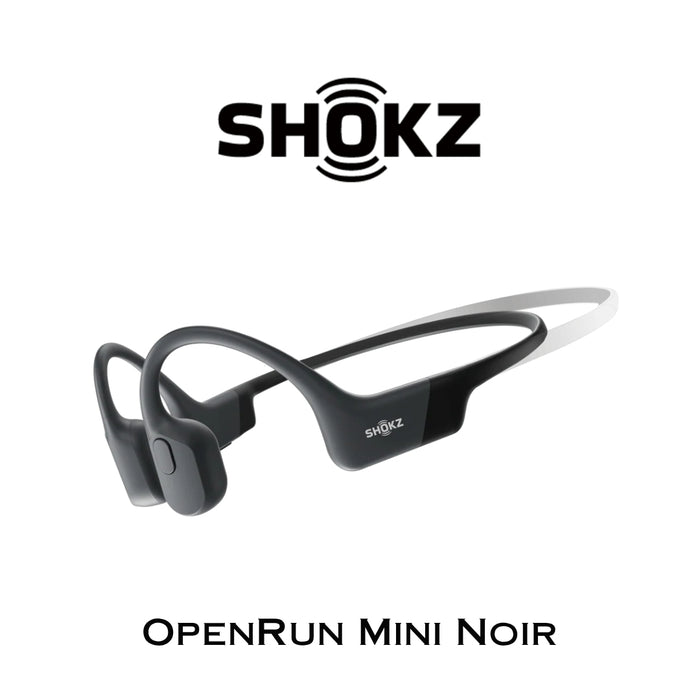 Shokz OpenRun Mini | Mini casque Bluetooth à conduction osseuse arceau plus court de 0.83''