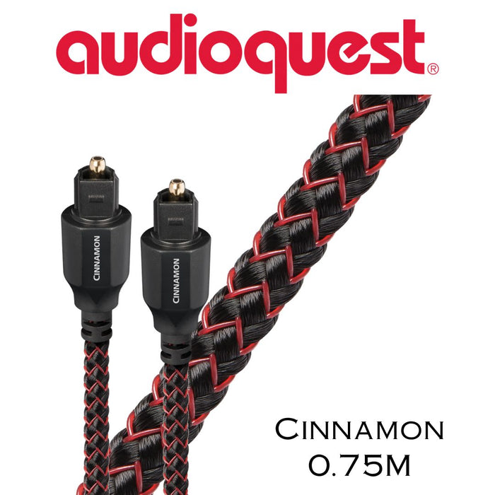 AudioQuest Cinnamon - Câble optique digital Fibre de haute pureté