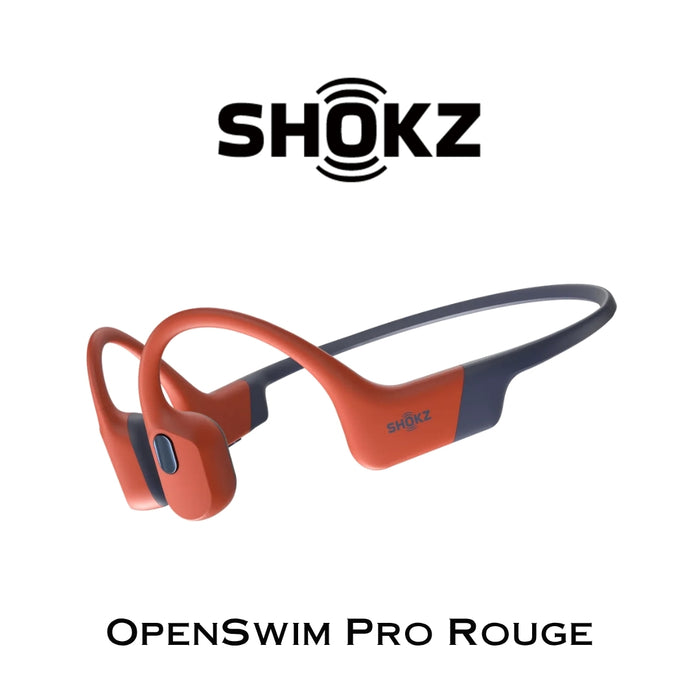 SHOKZ OpenSwim PRO - Écouteurs Bluetooth à conduction osseuse à triple étanchéité IP68