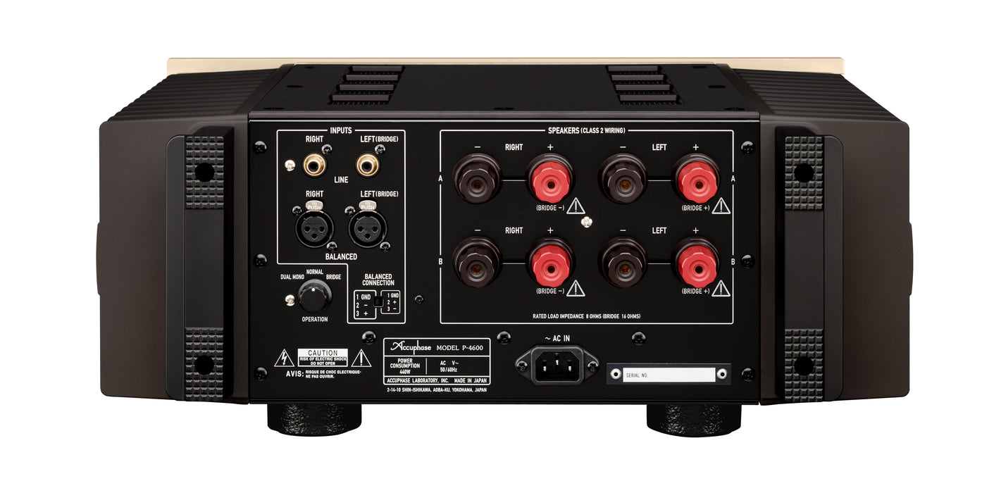 Accuphase P-4600 | Amplificateur de puissance stéréo 150Watts/Canal de classe AB