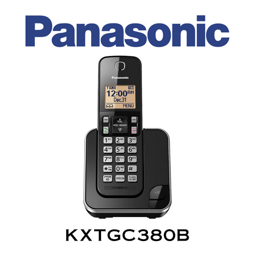 Téléphone sans fil avec 1 combiné et écran de 1.6"