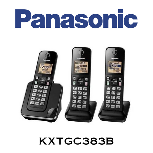 Téléphone sans fil 3 combinés avec écran de 1.6"(4.1 cm)