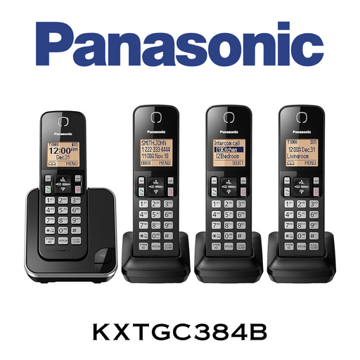 Téléphone sans fil numérique avec 4 combinés