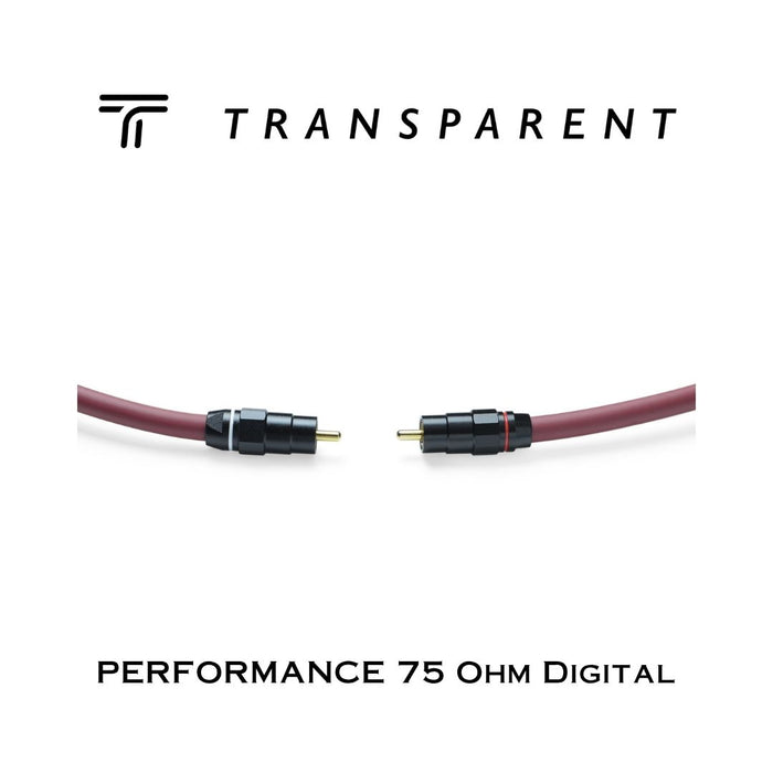 Transparent PERFORMANCE 75 Ohm Digital | Câbles coaxial digital 75 Ohm