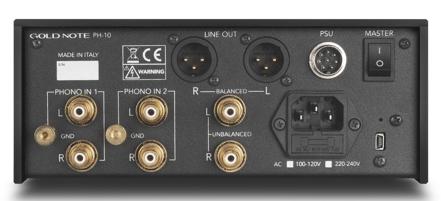 Gold Note PH-10 – Préamplificateur phono haut de gamme