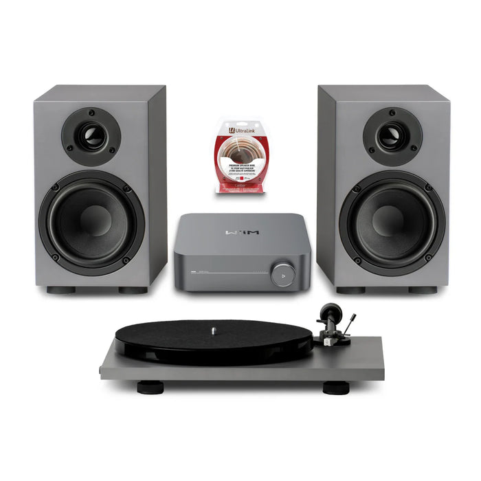 Ensemble stéréo WIIM AMP, Project E1 Phono SE+ Pro-Ject Speaker BOX 5E + Ultralink