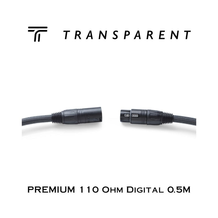 Transparent PREMIUM 110 Ohm AES/EBU | Câbles coaxial Digital XLR 110 Ohm