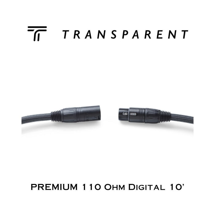 Transparent PREMIUM 110 Ohm AES/EBU | Câbles coaxial Digital XLR 110 Ohm