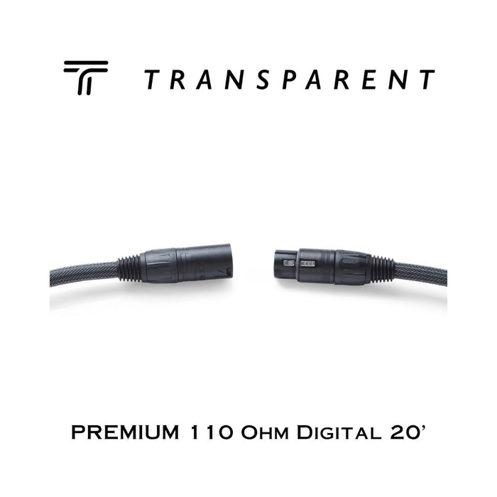 Transparent PREMIUM 110 Ohm AES/EBU | Câbles coaxial Digital XLR 110 Ohm