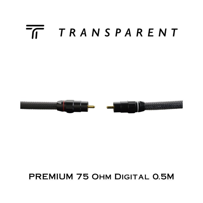 Transparent PREMIUM 75 Ohm Digital | Câbles coaxial digital 75 Ohm