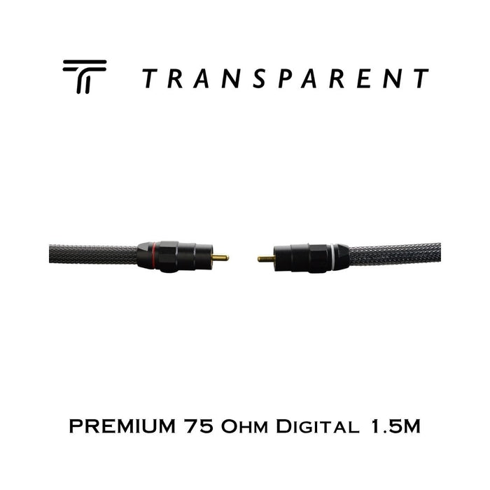 Transparent PREMIUM 75 Ohm Digital | Câbles coaxial digital 75 Ohm