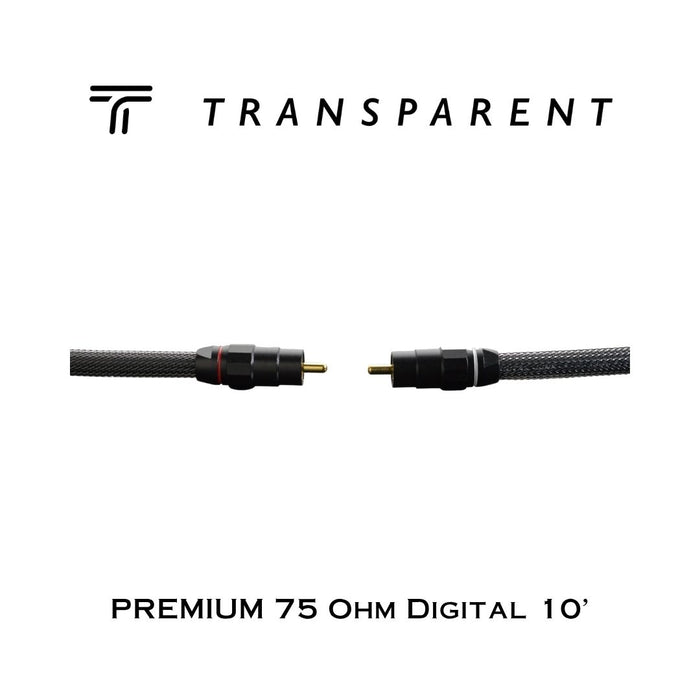 Transparent PREMIUM 75 Ohm Digital | Câbles coaxial digital 75 Ohm