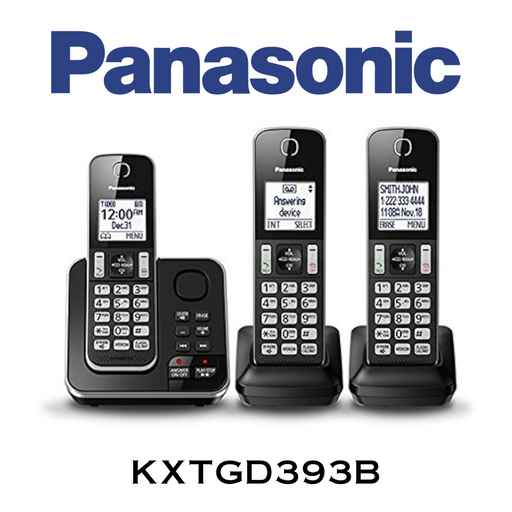 Panasonic KXTGD393B - Téléphone sans fil numérique avec répondeuR
