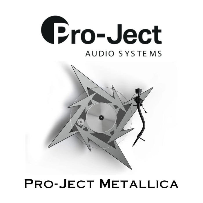 Pro-Ject Metallica - Édition Limitée - Argent (Une seule disponible)