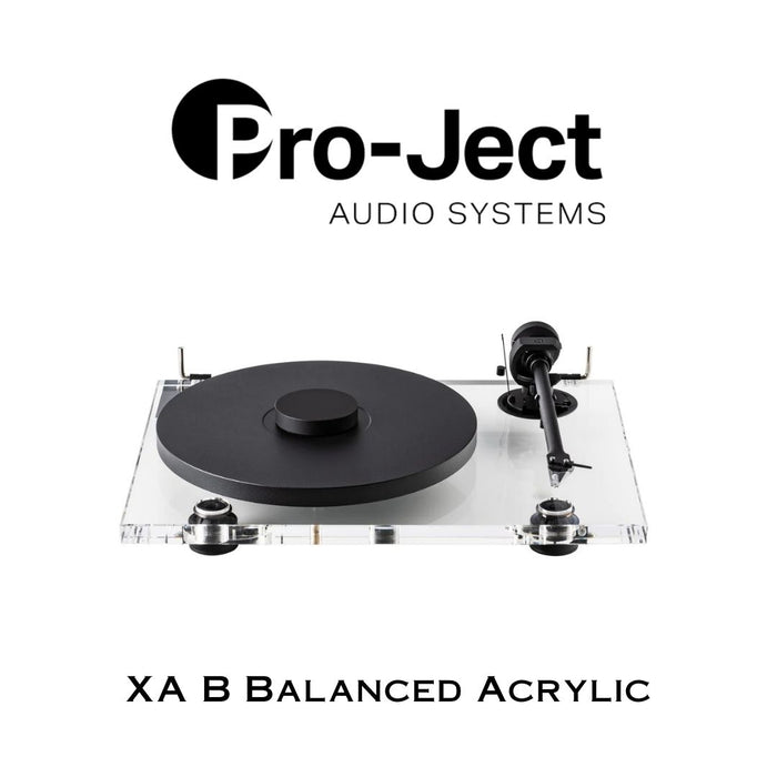 Pro-Ject XA B Balanced Acrylic | Table tournante avec la cellule Pick it PRO Balanced