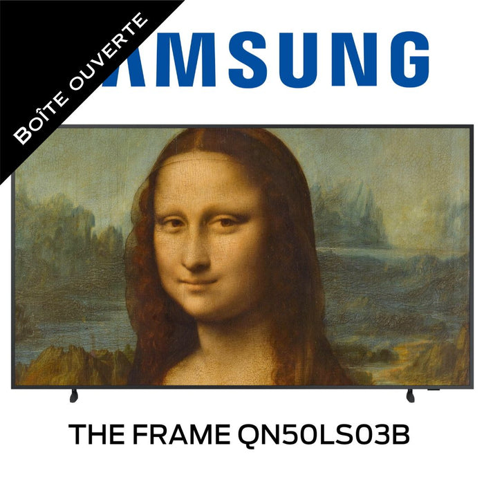 Samsung «The Frame» QLED 4K Anti-Reflet Quantum HDR 50'' (Boîte ouverte)