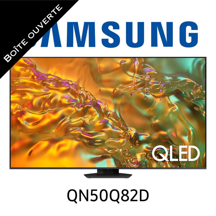 Samsung QN50Q82D - Téléviseur 50'' QLED 4K, Matrice DEL Complète (Boîte ouverte)
