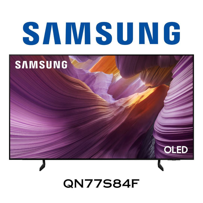 Samsung QN77S84F - Téléviseur 77'' OLED 4K, 120Hz, OLED HDR, Écran AntiReflet, Processeur NQ4 AI Gen2