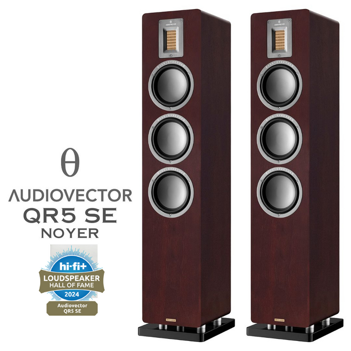 Audiovector QR5SE Noyer - Enceintes de type colonne 3 voies Spécial Édition (Occasion)
