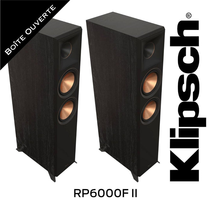 Klipsch RP6000F II - Enceintes colonne Référence Première (la paire) (Boîte ouverte)