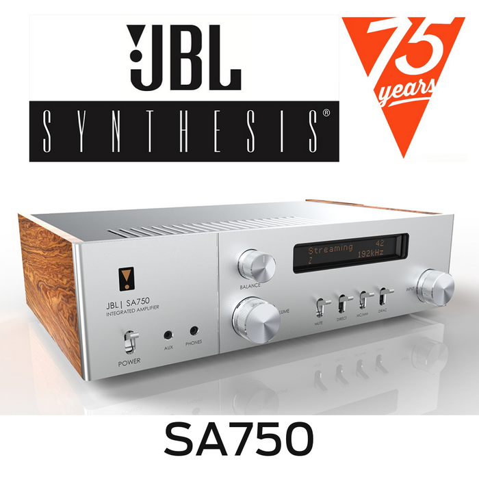 JBL Synthesis - Ensemble stéréo SA750 120W/Canal + HDI3800 Noir Laquée