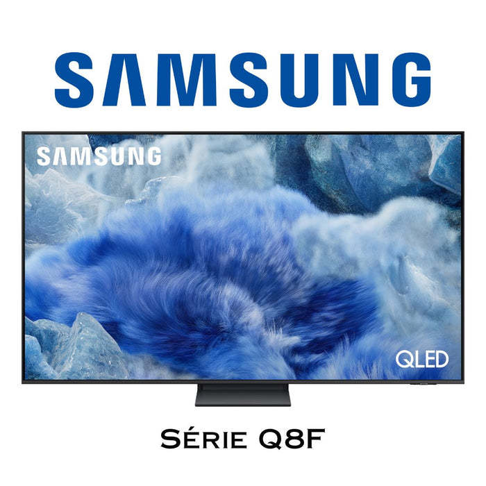SAMSUNG Q8F | Téléviseurs 4K UltraHD, 120Hz, Quantum HDR+, Processeur Q4 AI