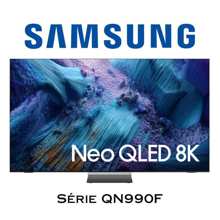 Samsung QN990F | Téléviseurs Neo QLED 8K, Vision AI, 120Hz (jusqu'à 240Hz), MiniLED, HDR Neo Quantum 8K+