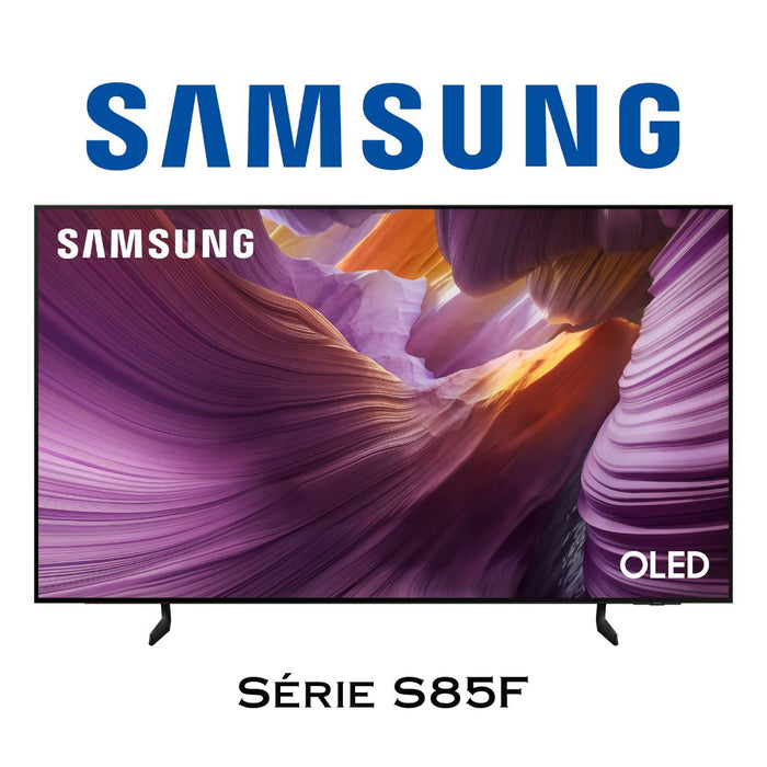 Samsung S85F | Téléviseur OLED 4K, 120Hz, OLED HDR, Écran AntiReflet, Processeur NQ4 AI Gen2