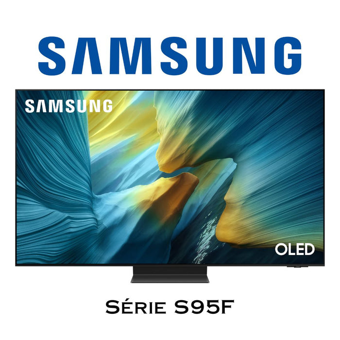 Samsung S95F | Téléviseurs OLED 4K, 165Hz, OLED HDR, Écran AntiReflet, Processeur NQ4 AI Gen3