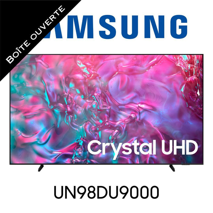 Téléviseur 98'' HDR, Processeur Crystal 4K, 120Hz, UHD Dimming (Boîte ouverte)