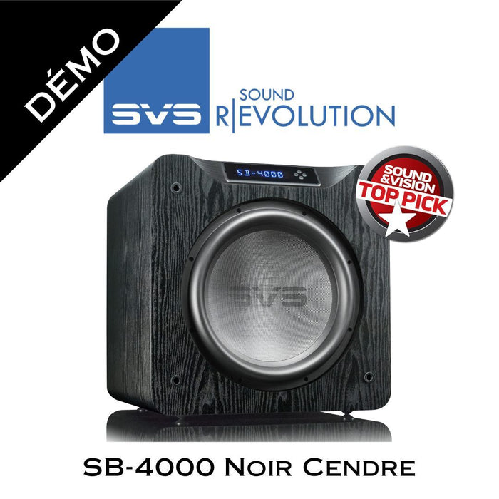 SVS SB-4000 - Caisson de basses 1200W avec haut-parleur de graves 13.5'' (Démo)