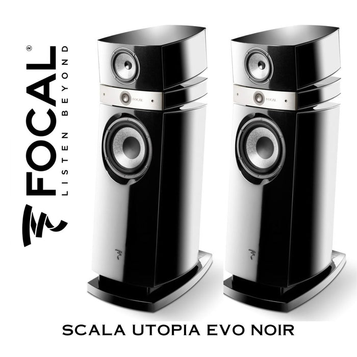 Focal Scala UTOPIA EVO Noires - Enceintes  de type colonne 3 voies (Occasion en parfait état)