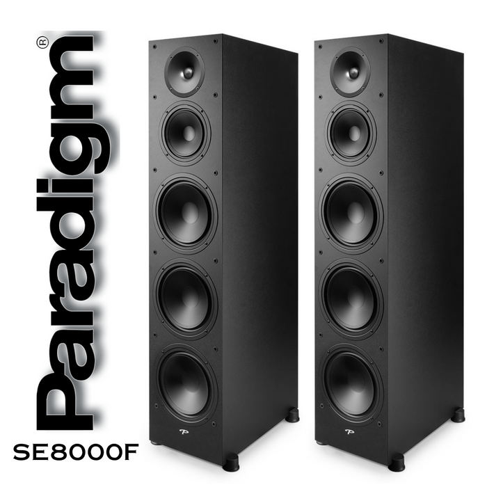 Paradigm SE8000F - Les magnifiques enceintes Paradigm de type colonne SE8000F de la série Monitor SE sont votre introduction parfaite au monde de l’audio haute fidélité! (la paire)