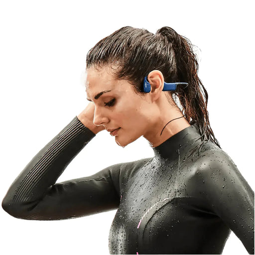 SHOKZ OPENSWIM - Casque de natation Mp3 à oreille ouverte à conduction osseuse