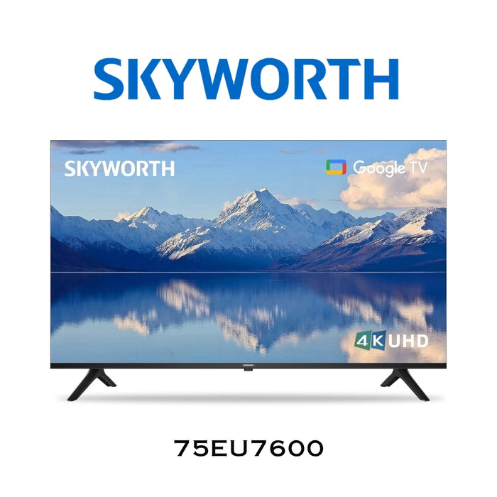 Skyworth 75UE7600 | Téléviseur intelligent Google TV 4K de 75 pouces