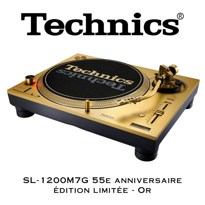 Technics SL-1200M7G 55e Anniversaire Édition limitée | Table tournante à entraînement direct iconique (Précommande. Disponible le 18 octobre)