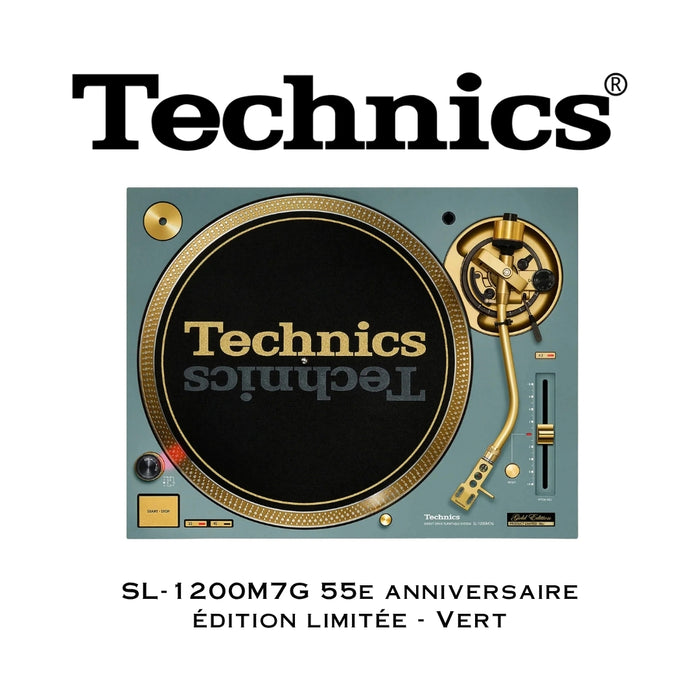 Technics SL-1200M7G 55e Anniversaire Édition limitée | Table tournante à entraînement direct iconique (Précommande. Disponible le 18 octobre)