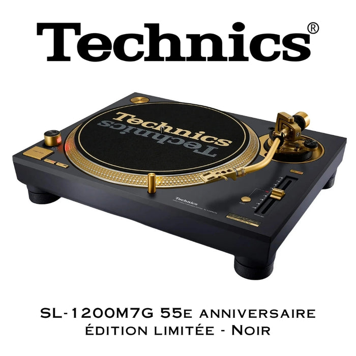 Technics SL-1200M7G 55e Anniversaire Édition limitée | Table tournante à entraînement direct iconique (Précommande. Disponible le 18 octobre)