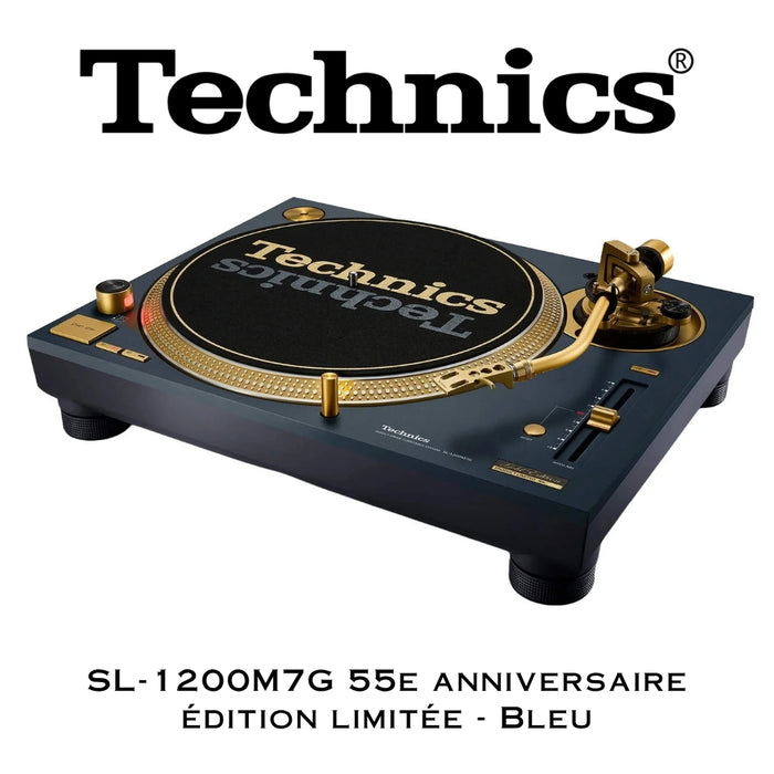 Technics SL-1200M7G 55e Anniversaire Édition limitée | Table tournante à entraînement direct iconique (Précommande. Disponible le 18 octobre)
