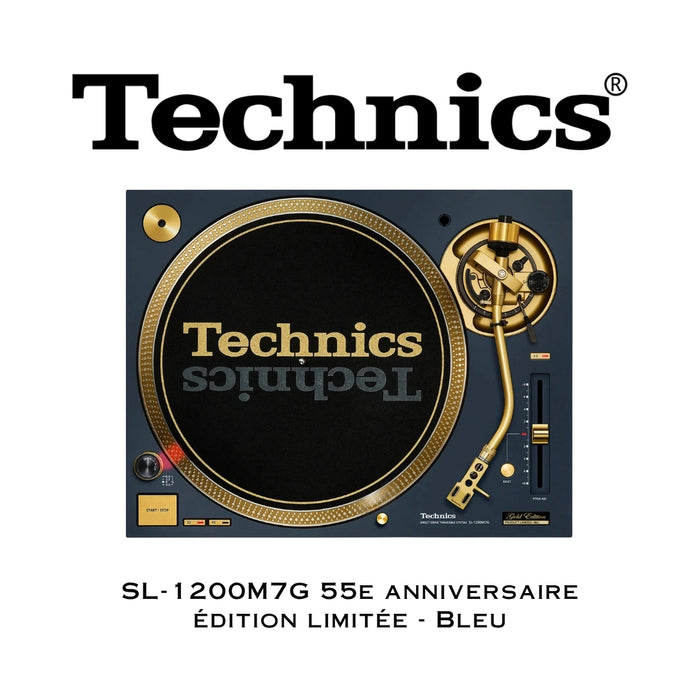 Technics SL-1200M7G 55e Anniversaire Édition limitée | Table tournante à entraînement direct iconique (Précommande. Disponible le 18 octobre)